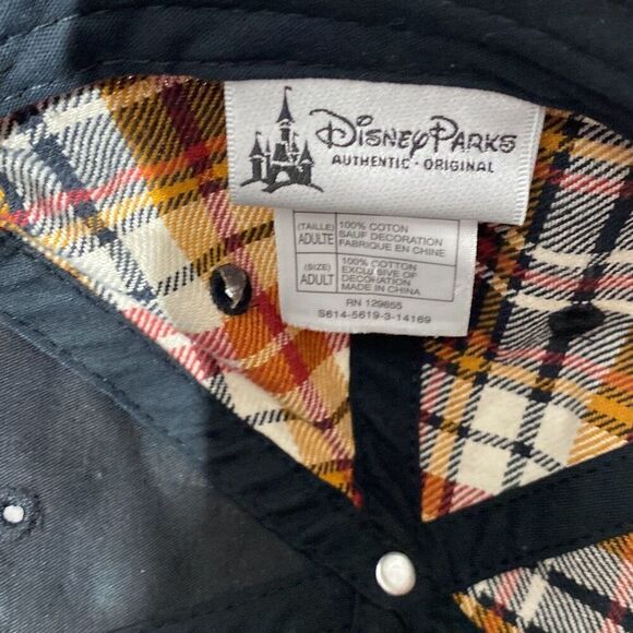 Disney Parks Authentic Original Embroidered Mickey Mouse Strap Back Baseball Cap - Picture 5 of 9